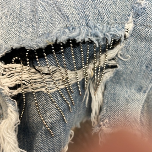 Banana Republic Button Fly Jeans with hem details - Picture 2 of 4